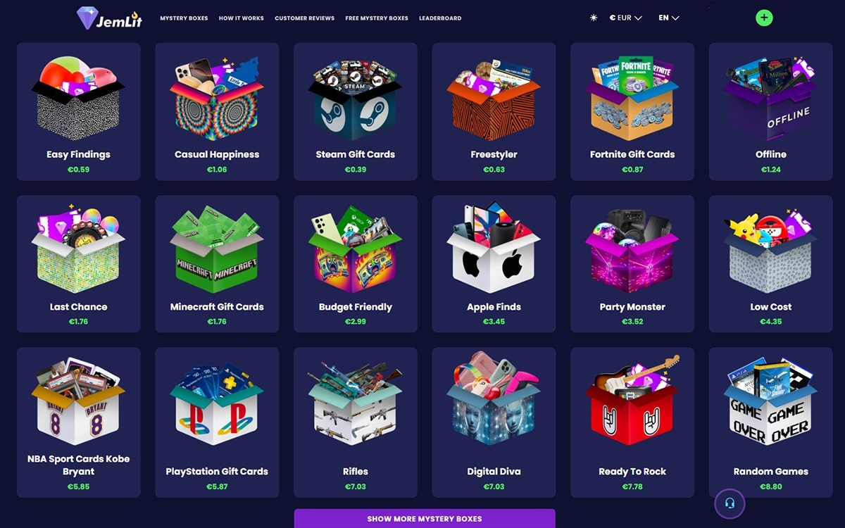 mystery boxes στην Ελλάδα