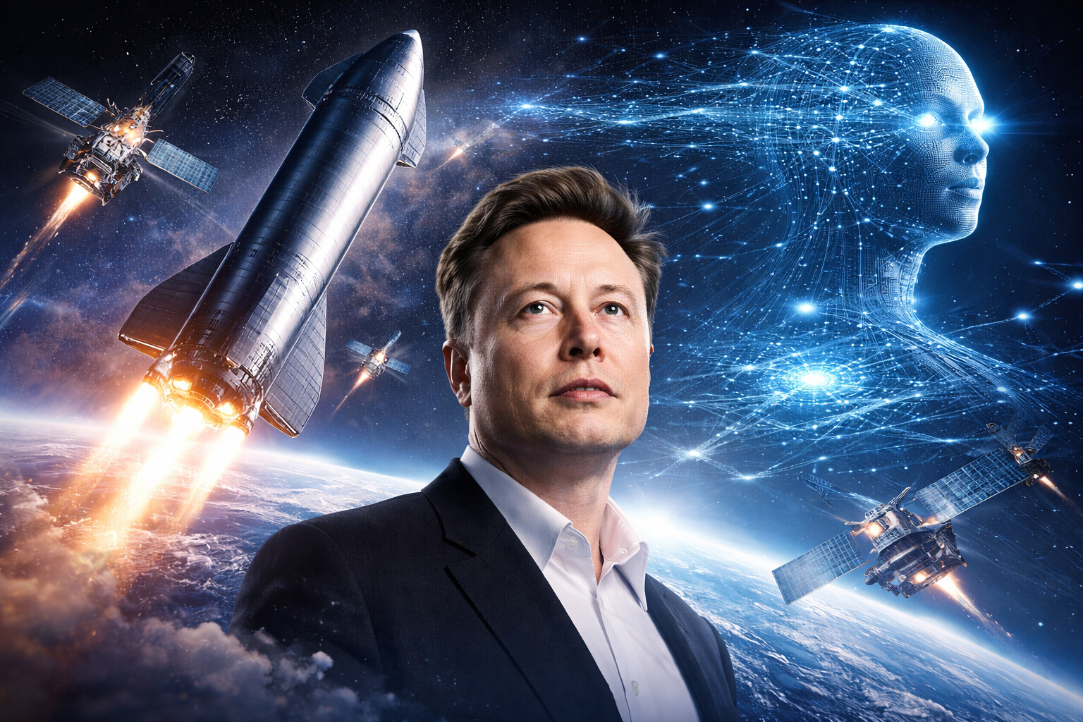 Η SpaceX εξαγοράζει την xAI και ο Musk μιλά για τεχνητή νοημοσύνη στο Διάστημα